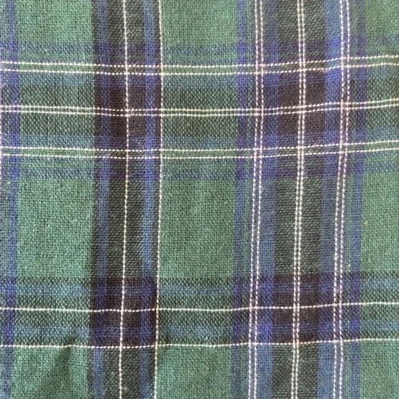 Urban Outfitters | UO Straight Green Plaid Mini Dress, Size 0 (XS) - Picture 11 of 13